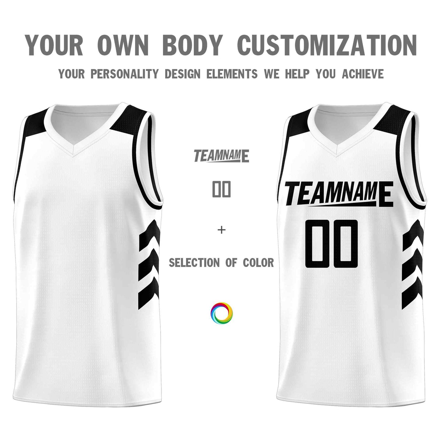 Custom White Black Classic Sets Sports Uniform Basketball Jersey Limited
