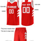 Custom Red White Classic Sets Sports Uniform Basketball Jersey Limited