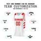 Custom White Red Classic Sets Sports Uniform Basketball Jersey Limited