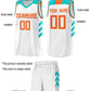 Custom White Orange Classic Sets Sports Uniform Basketball Jersey Limited