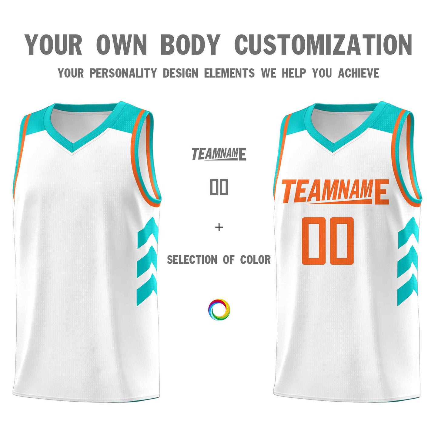 Custom White Orange Classic Sets Sports Uniform Basketball Jersey Limited