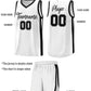 Custom White Black Classic Sets Sports Uniform Basketball Jersey Limited