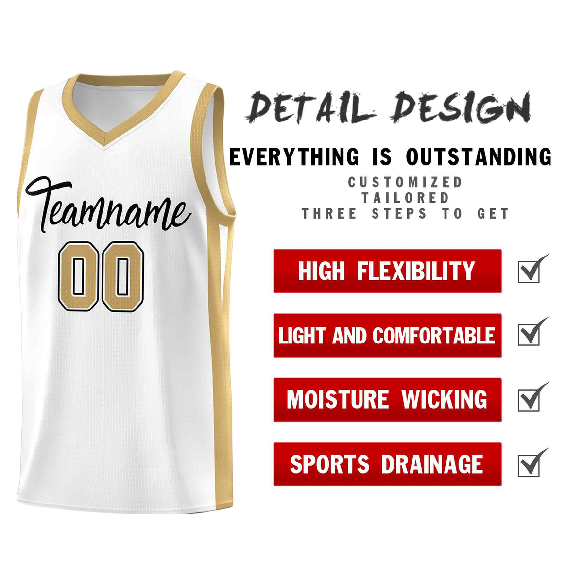 Custom White Black Classic Sets Sports Uniform Basketball Jersey Limited