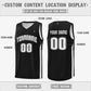 Custom Black White Classic Tops Sport Game Basketball Jersey Limited