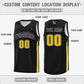 Custom Black White-Classic Tops Mesh Sport Basketball Jersey Limited