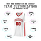 Custom White Red Classic Sets Sports Uniform Basketball Jersey Limited
