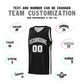 Custom Black White-Black Classic Sets Sports Uniform Basketball Jersey Limited