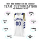Custom White Navy Classic Sets Sports Uniform Basketball Jersey Limited