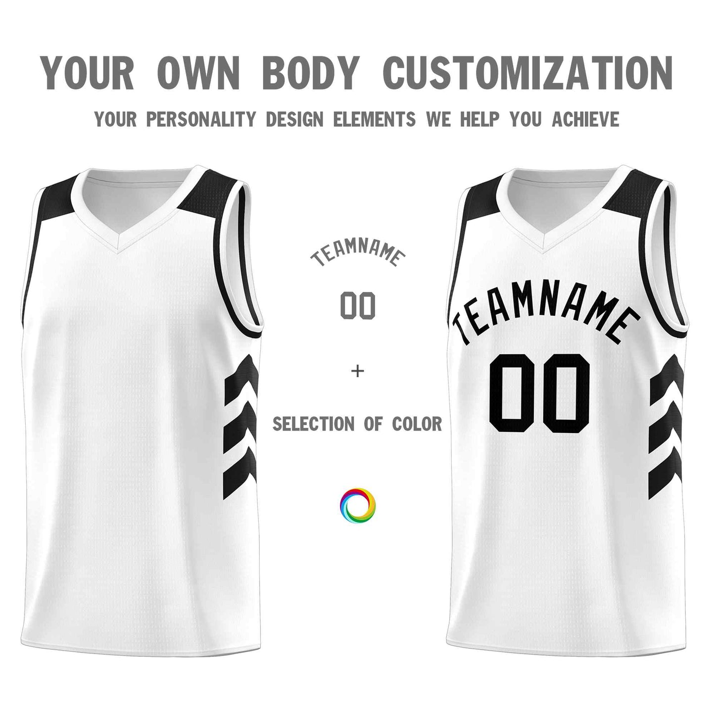 Custom White Black Classic Sets Sports Uniform Basketball Jersey Limited