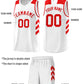 Custom White Red Classic Sets Sports Uniform Basketball Jersey Limited