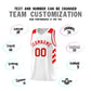 Custom White Red Classic Sets Sports Uniform Basketball Jersey Limited