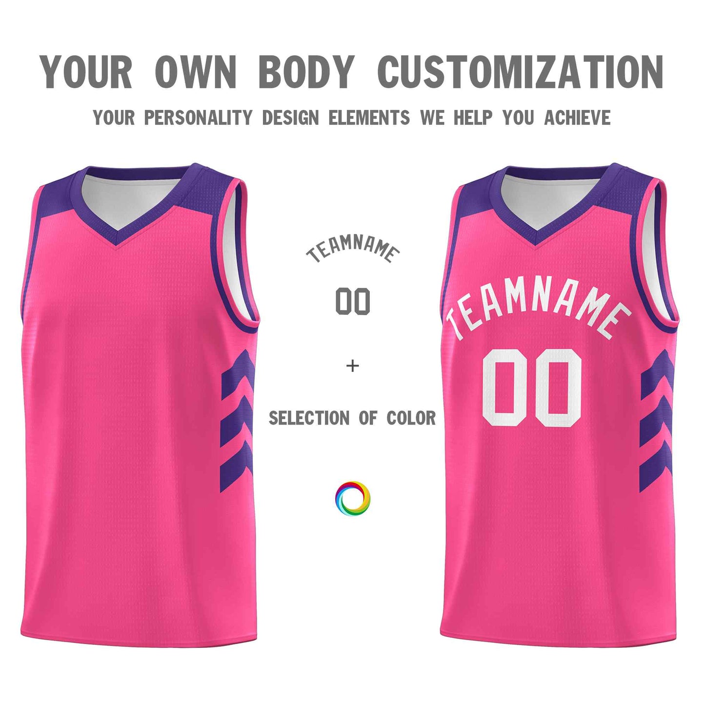 Custom Pink White Classic Sets Sports Uniform Basketball Jersey Limited