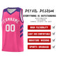 Custom Pink White Classic Sets Sports Uniform Basketball Jersey Limited