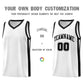Custom White Black Classic Sets Sports Uniform Basketball Jersey Limited