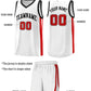 Custom White Black Classic Sets Sports Uniform Basketball Jersey Limited