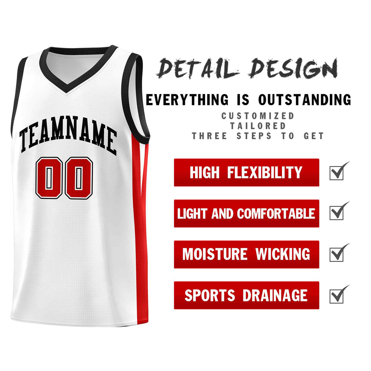Custom White Black Classic Sets Sports Uniform Basketball Jersey Limited