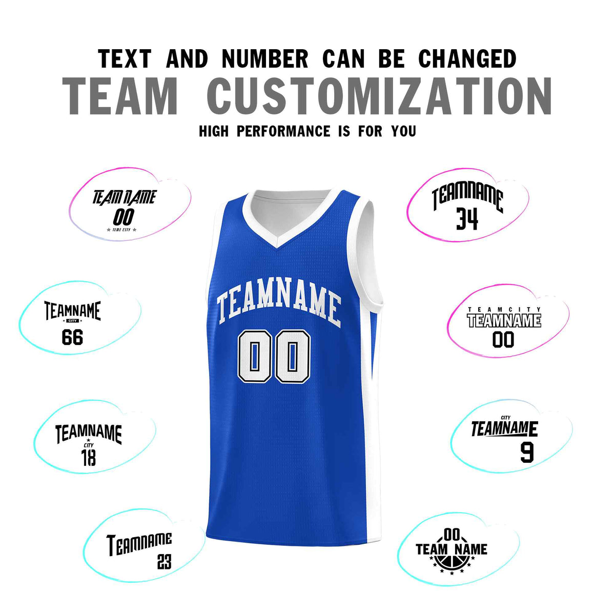 Custom Royal White Classic Sets Sports Uniform Basketball Jersey Limited