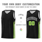 Custom Black Green Classic Tops Athletic Casual Basketball Jersey Limited
