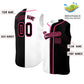 Custom White Black Split Fashion Design Authentic Sleeveless Baseball Jersey Limited