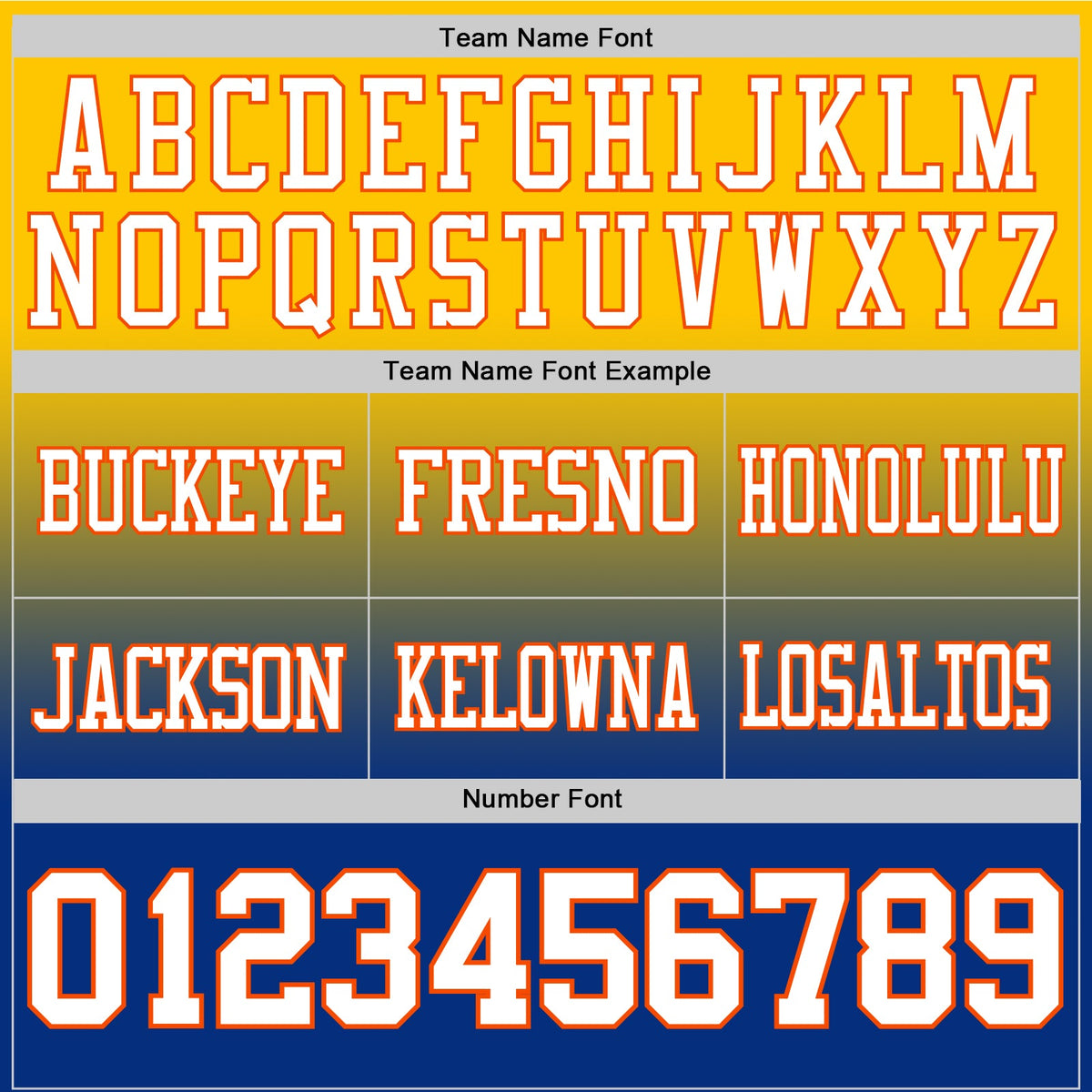 Custom Yellow White Royal-Orange Authentic Fade Fashion Football Jersey Limited