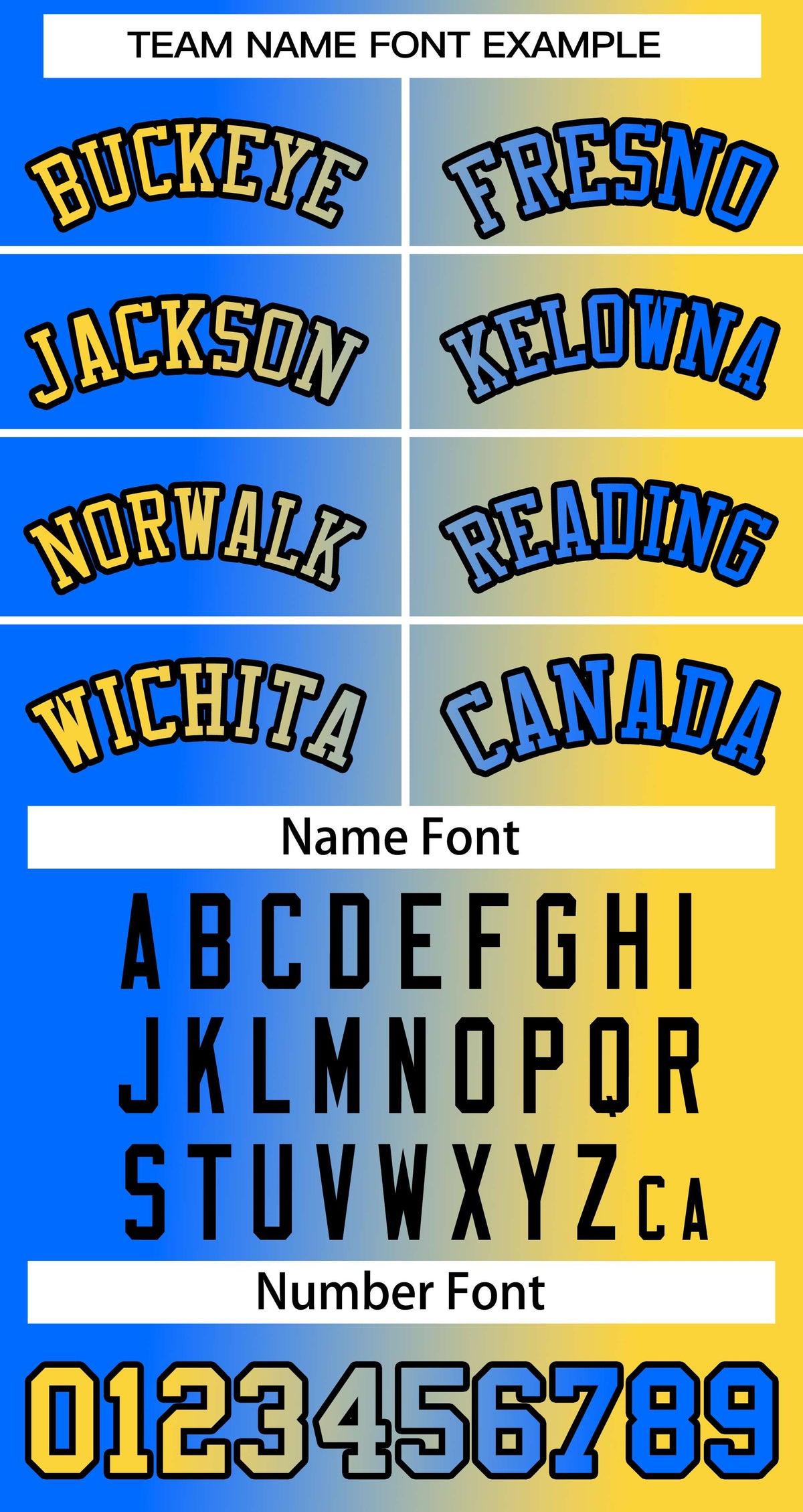 Custom Gold Light Blue-Black Gradient Fashion Baseball Jersey For Women Limited