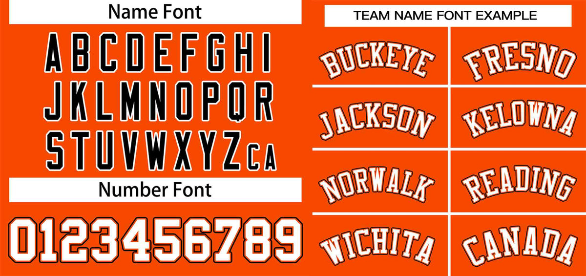 Custom Orange White-Black Classic Style Authentic Two-Button Softball Jersey Limited