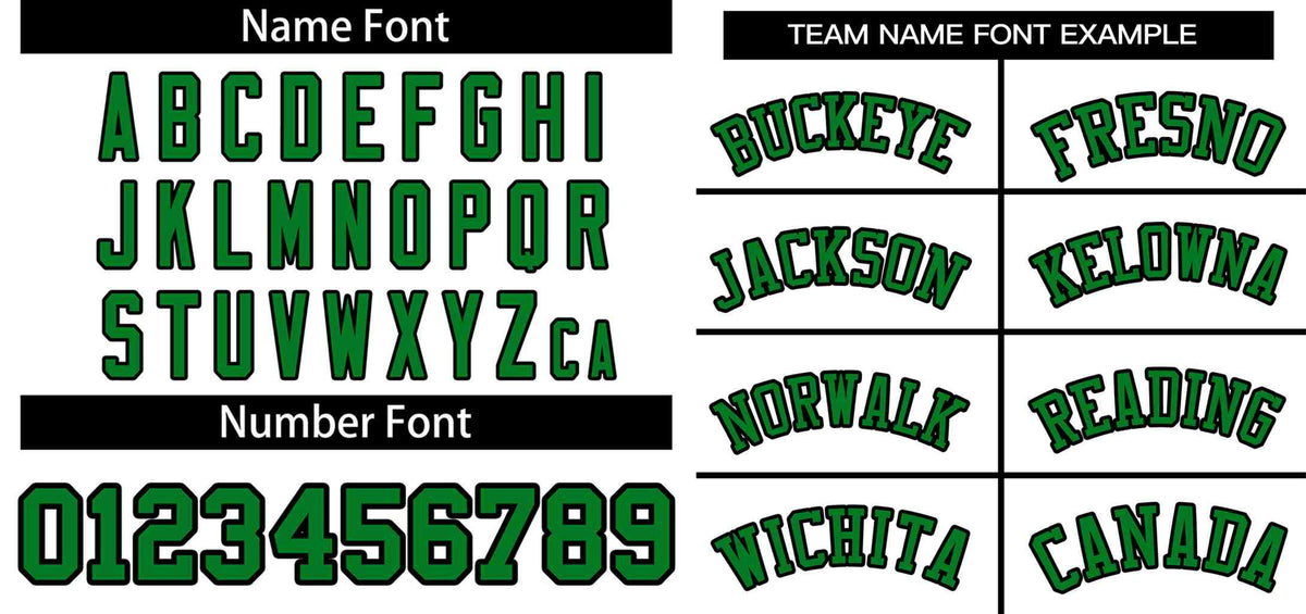 Custom White Kelly Green-Black Classic Style Authentic Two-Button Softball Jersey Limited