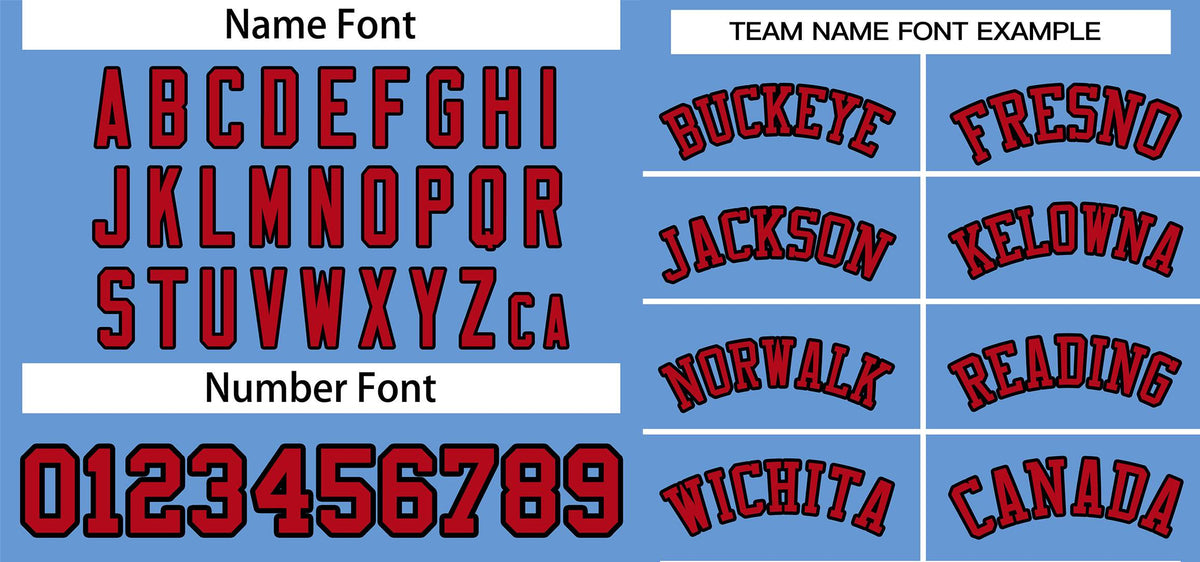 Custom Light Blue Red-White Classic Style Authentic Pullover Baseball Jersey Limited