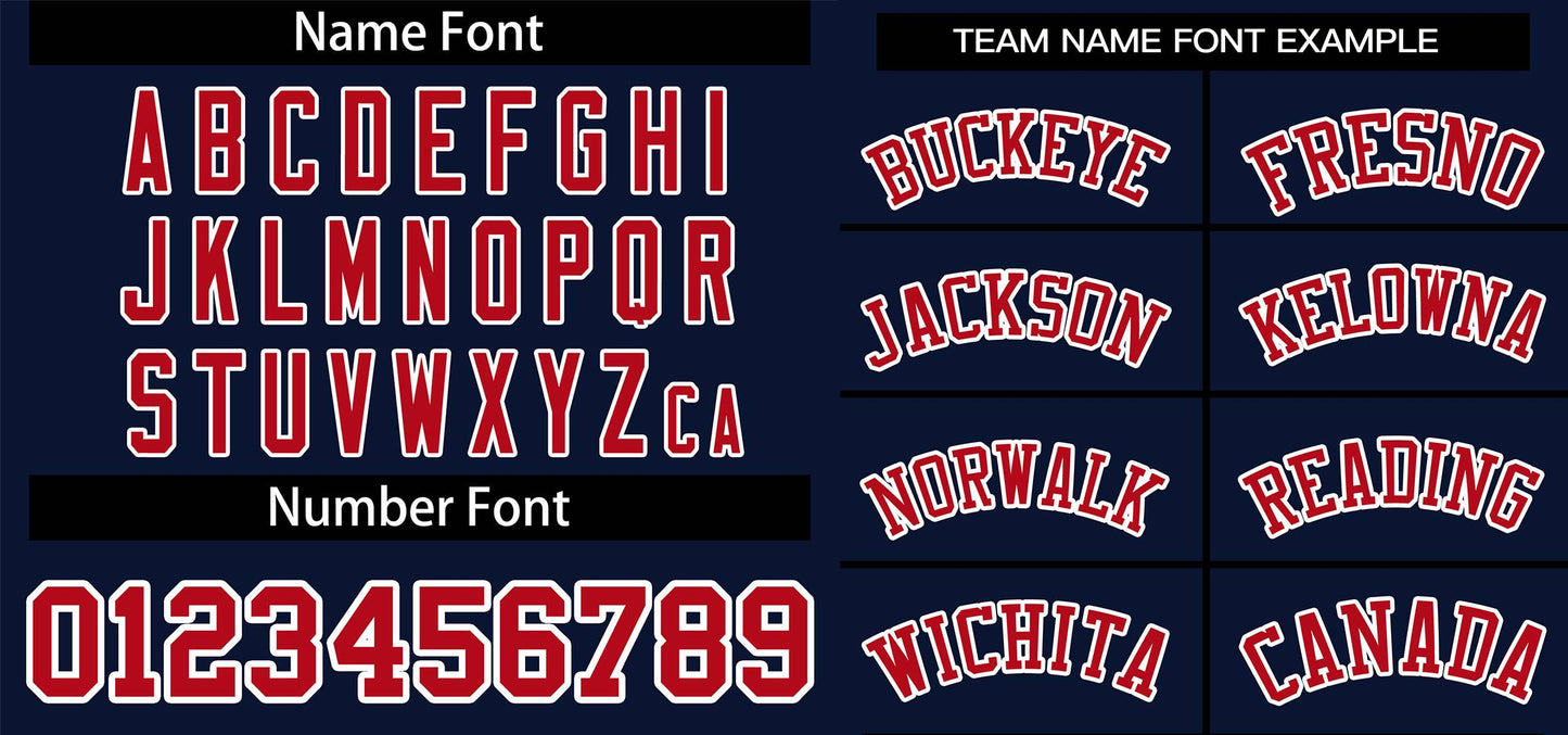 Custom Navy Classic Style Authentic Pullover Baseball Jersey Limited