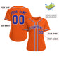 Custom Orange Royal-Orange Classic Style Baseball Jersey For Women Limited