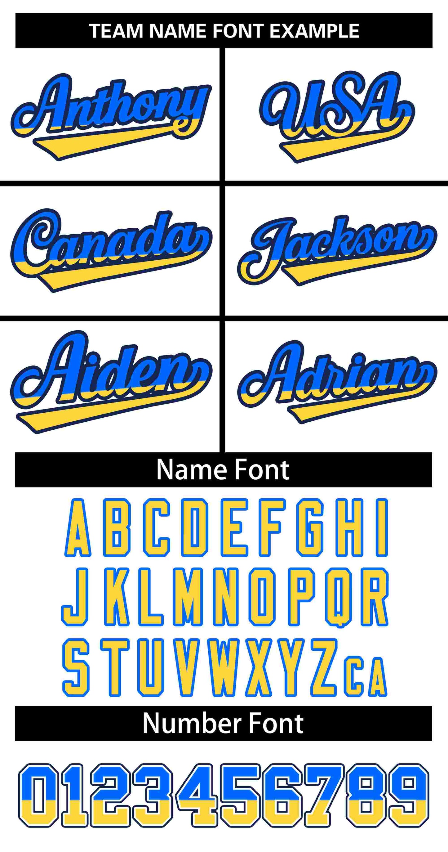 Custom White Blue Yellow-Navy Stripe Font Gradient Fashion Authentic Baseball Jersey Limited
