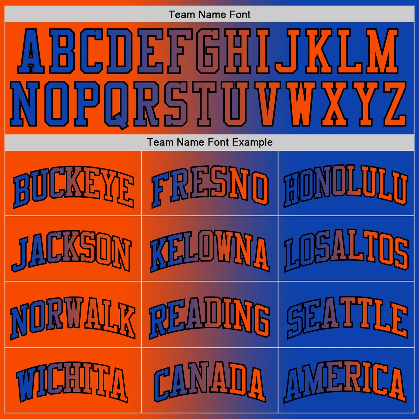 Custom Thunder Blue Orange-Black Authentic Gradient Fashion Basketball Jersey Limited