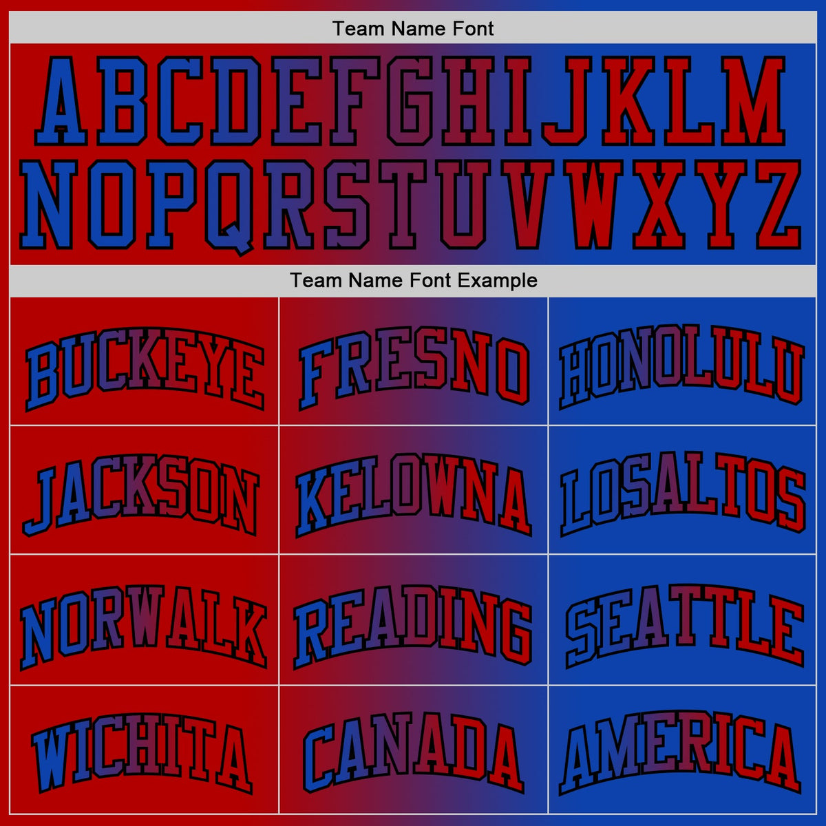 Custom Thunder Blue Red-Black Authentic Gradient Fashion Basketball Jersey Limited