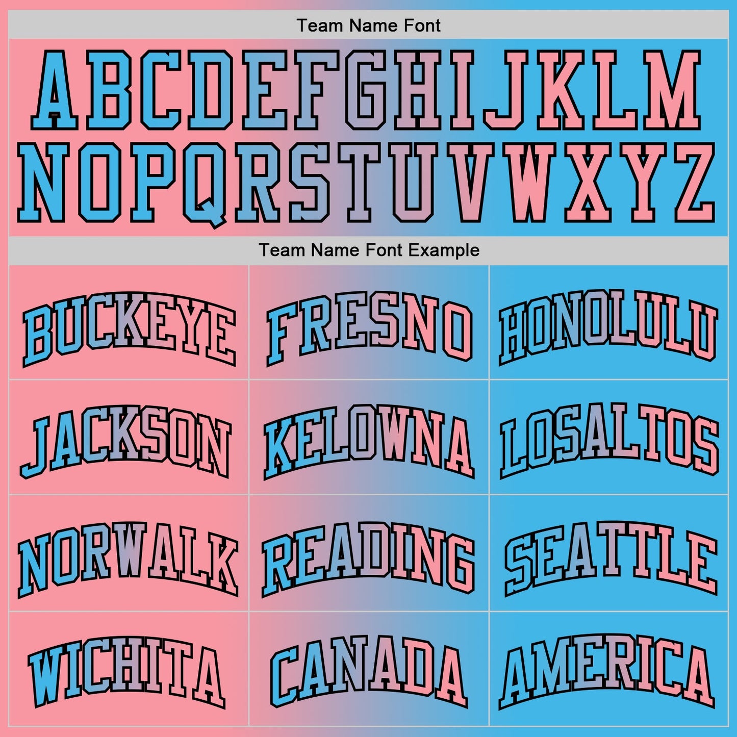 Custom Sky Blue Medium Pink-Black Authentic Gradient Fashion Basketball Jersey Limited