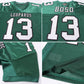 Custom Green Cream-Black Mesh Authentic Football Jersey Limited