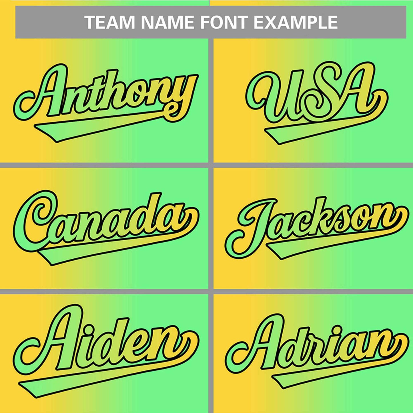 Custom Neon Green Yellow-Black Gradient Fashion Authentic Baseball Jersey Limited