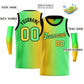 Custom Yellow Green-Black Gradient Fashion Tops Basketball Jersey Limited