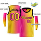 Custom Yellow Pink-Black Gradient Fashion Tops Basketball Jersey Limited