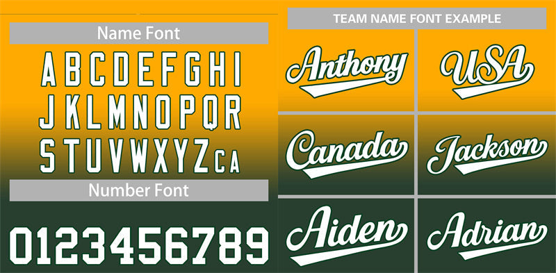 Custom Yellow Green Gradient Fashion Authentic Baseball Jersey Limited