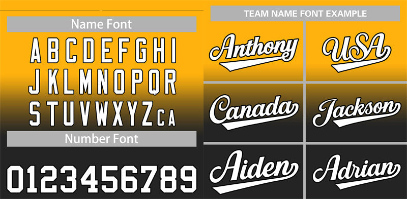 Custom Yellow Black Gradient Fashion Authentic Baseball Jersey Limited