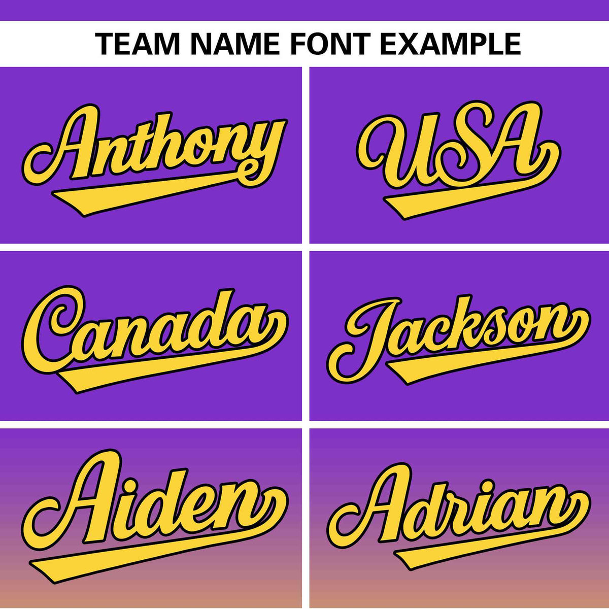 Custom Purple Gold-Black Gradient Fashion Authentic Pullover Pinstripe Baseball Jersey Limited