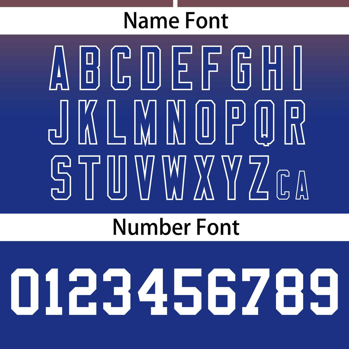 Custom Orange Royal-White Gradient Fashion Authentic Pullover Pinstripe Baseball Jersey Limited