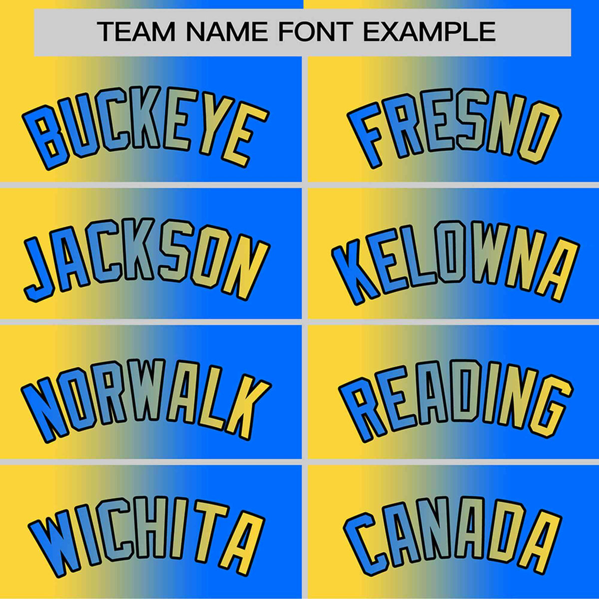 Custom Powder Blue Yellow-Black Gradient Fashion Authentic Baseball Jersey Limited