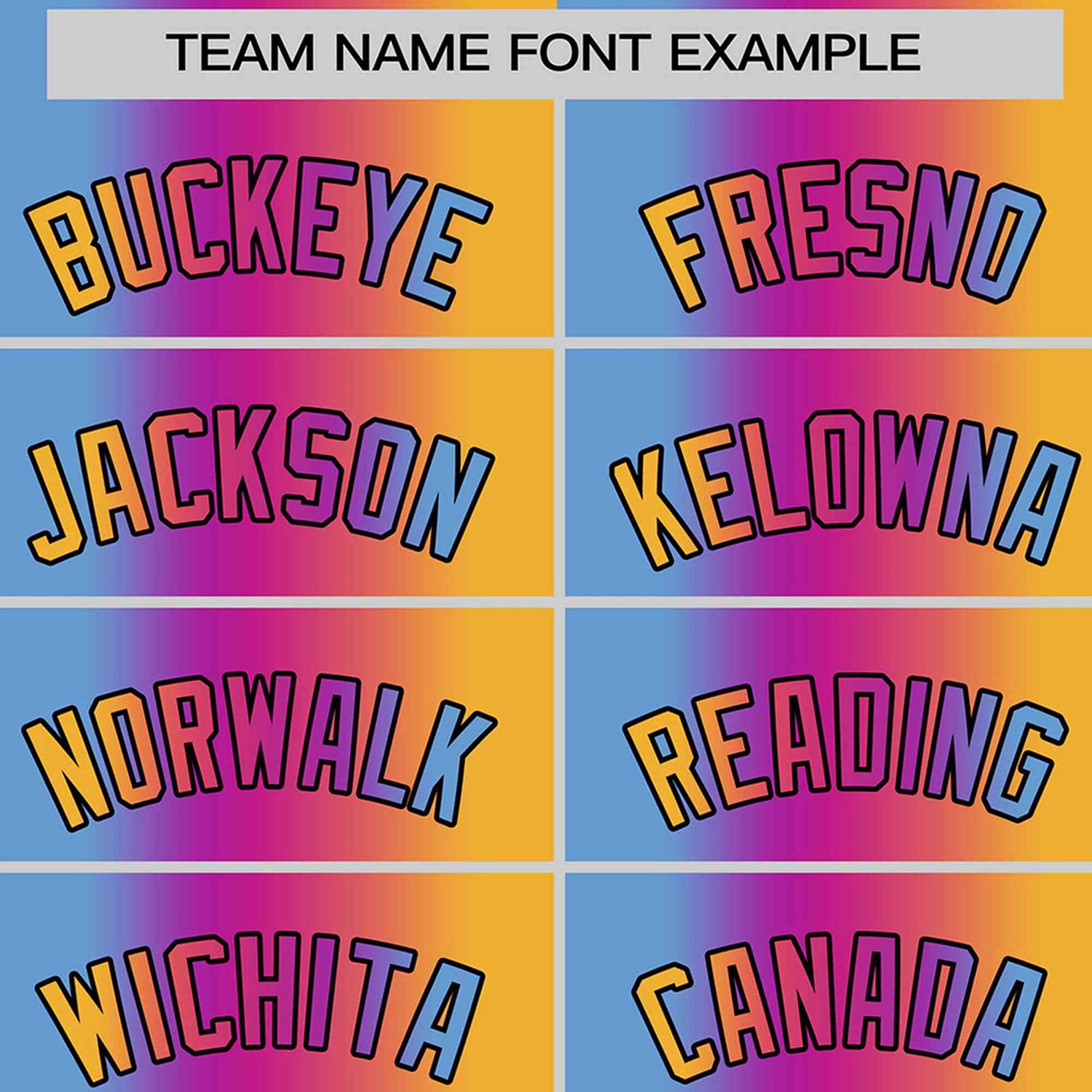 Custom Yellow Light Blue-Black Gradient Fashion Authentic Baseball Jersey Limited