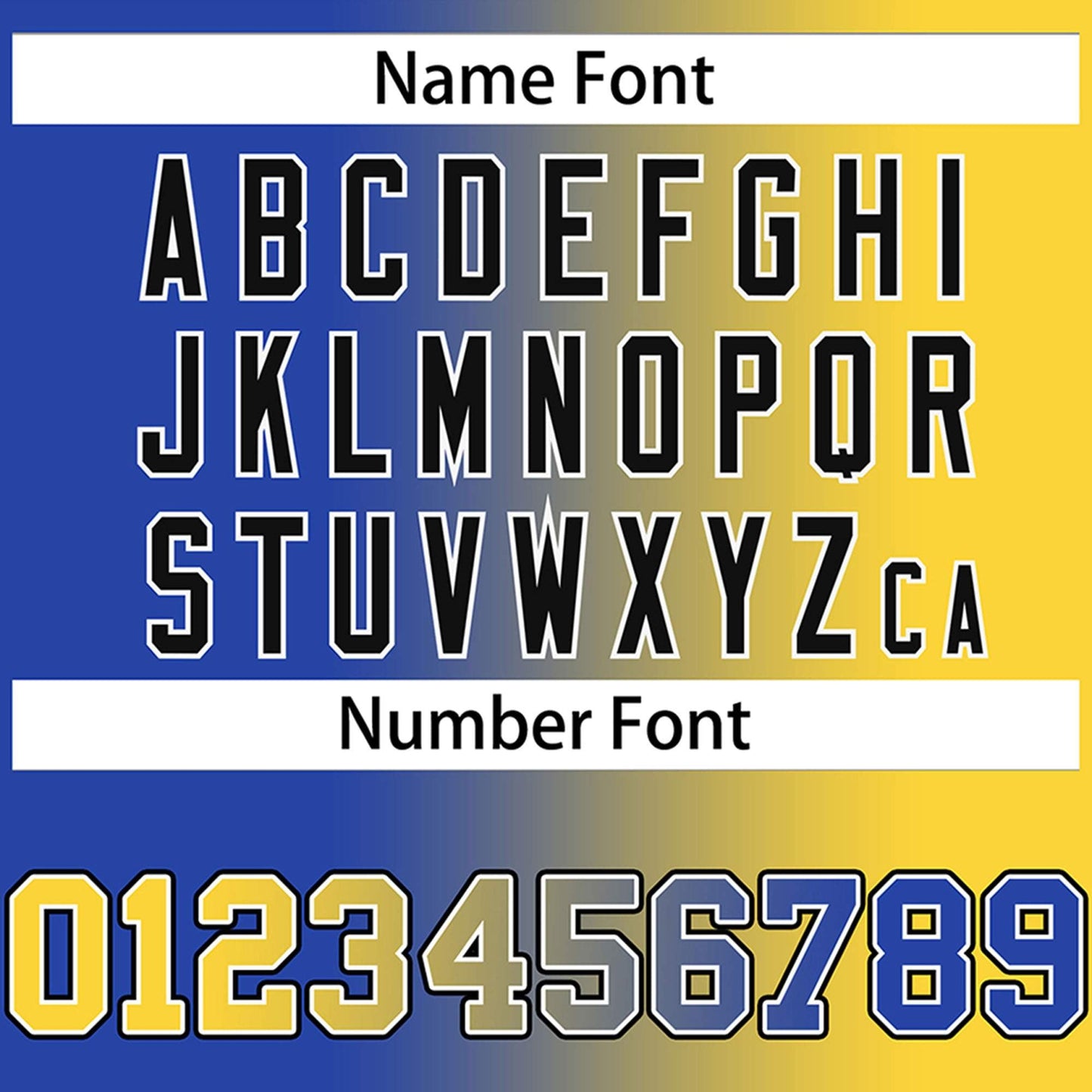 Custom Royal Yellow-Black Gradient Fashion Authentic Baseball Jersey Limited