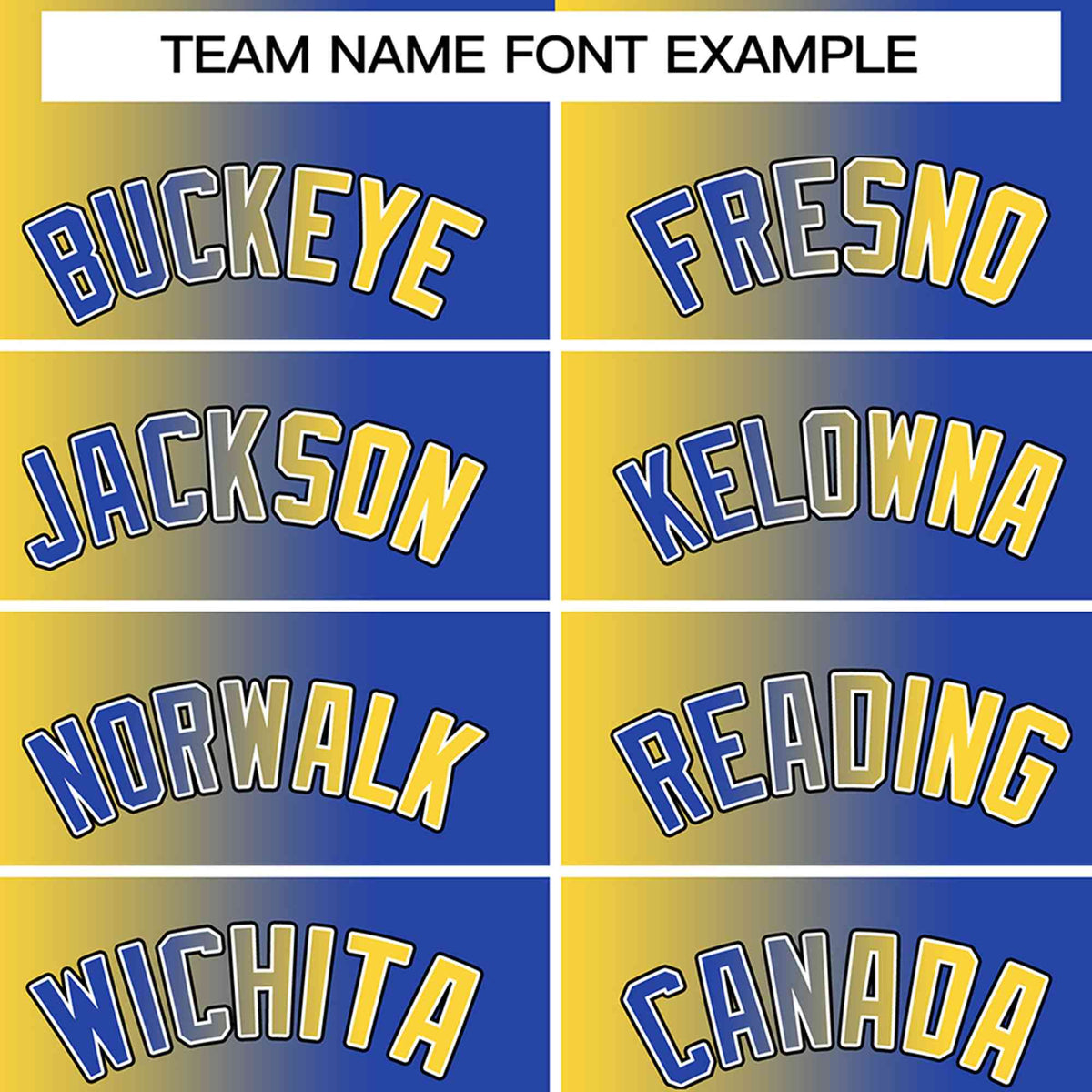 Custom Royal Yellow-Black Gradient Fashion Authentic Baseball Jersey Limited