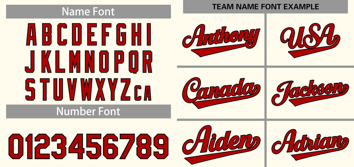 Custom Cream Red-Black Classic Style Authentic Baseball Jersey Limited