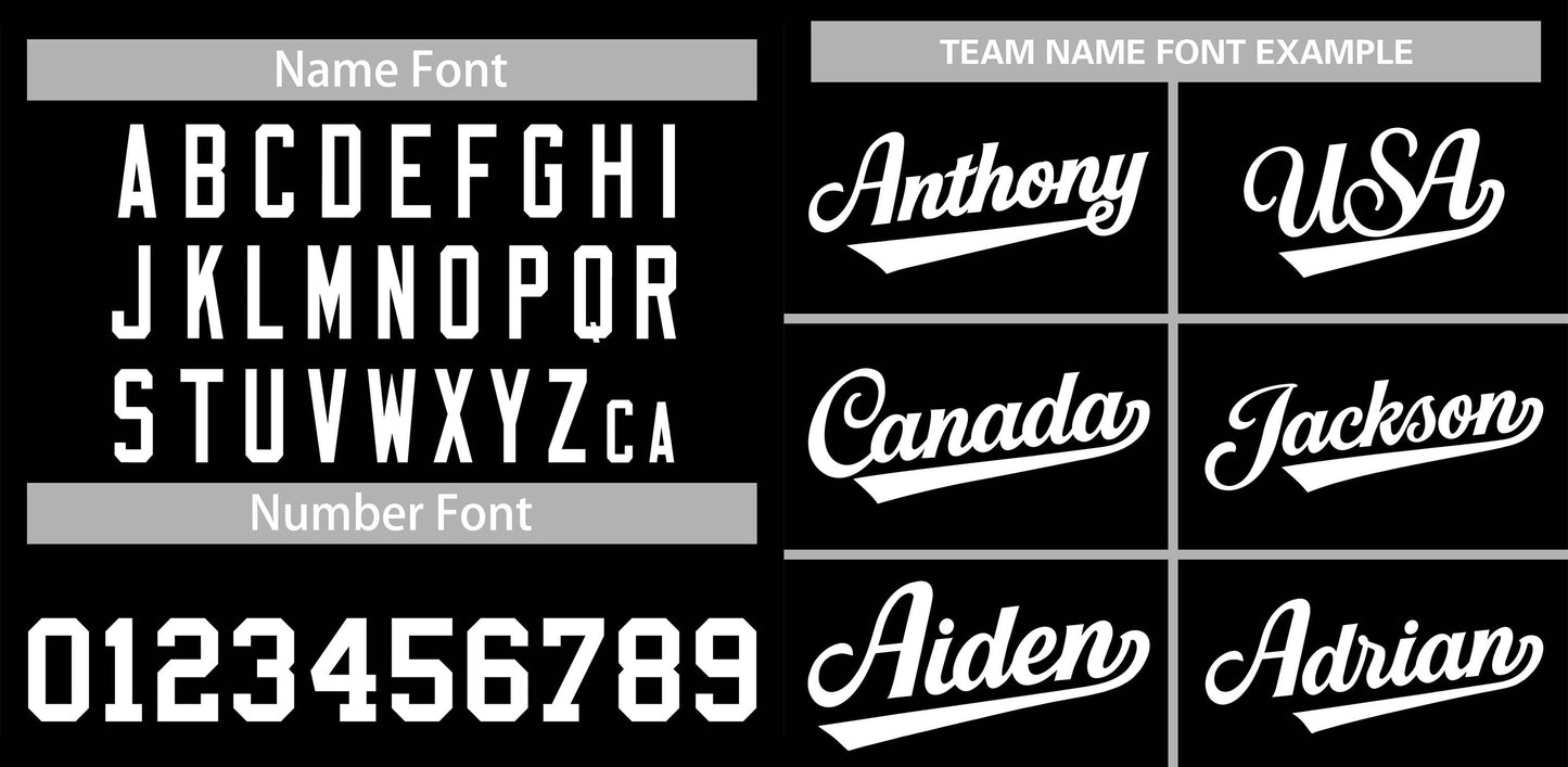 Custom Black White Classic Style Authentic Baseball Jersey Limited