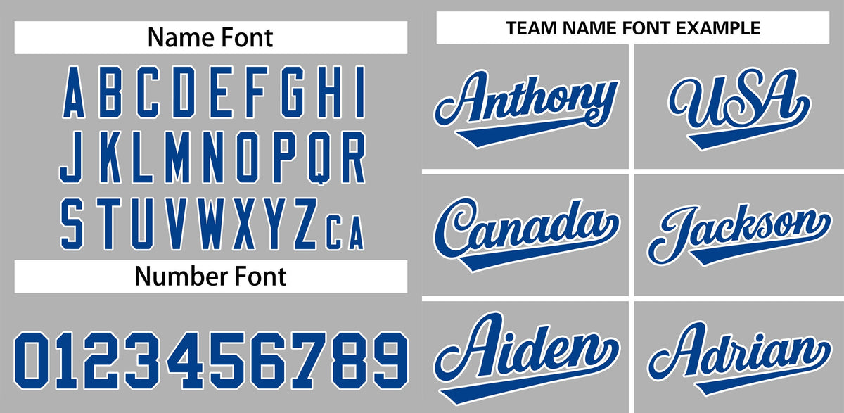 Custom Gray Royal-White Classic Style Authentic Baseball Jersey Limited