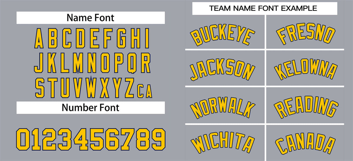 Custom Gray Yellow-Black Classic Style Authentic Baseball Jersey Limited